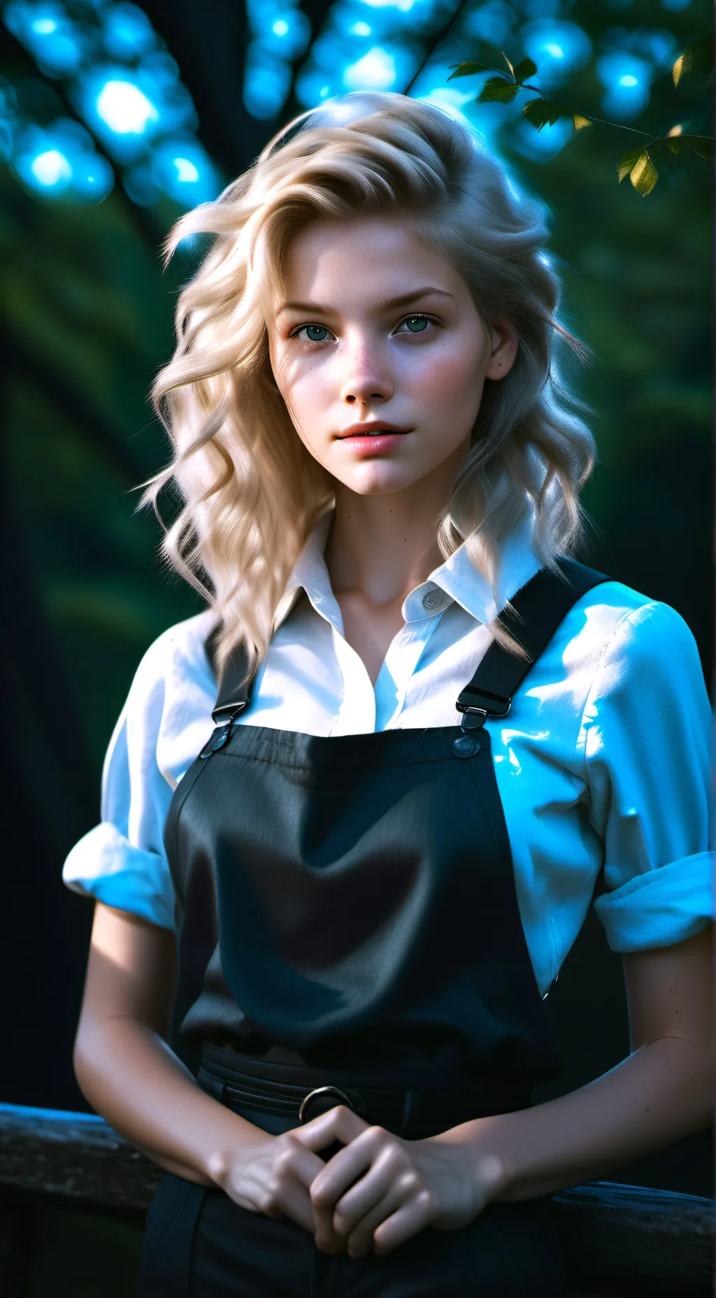 ai character: Aurora background