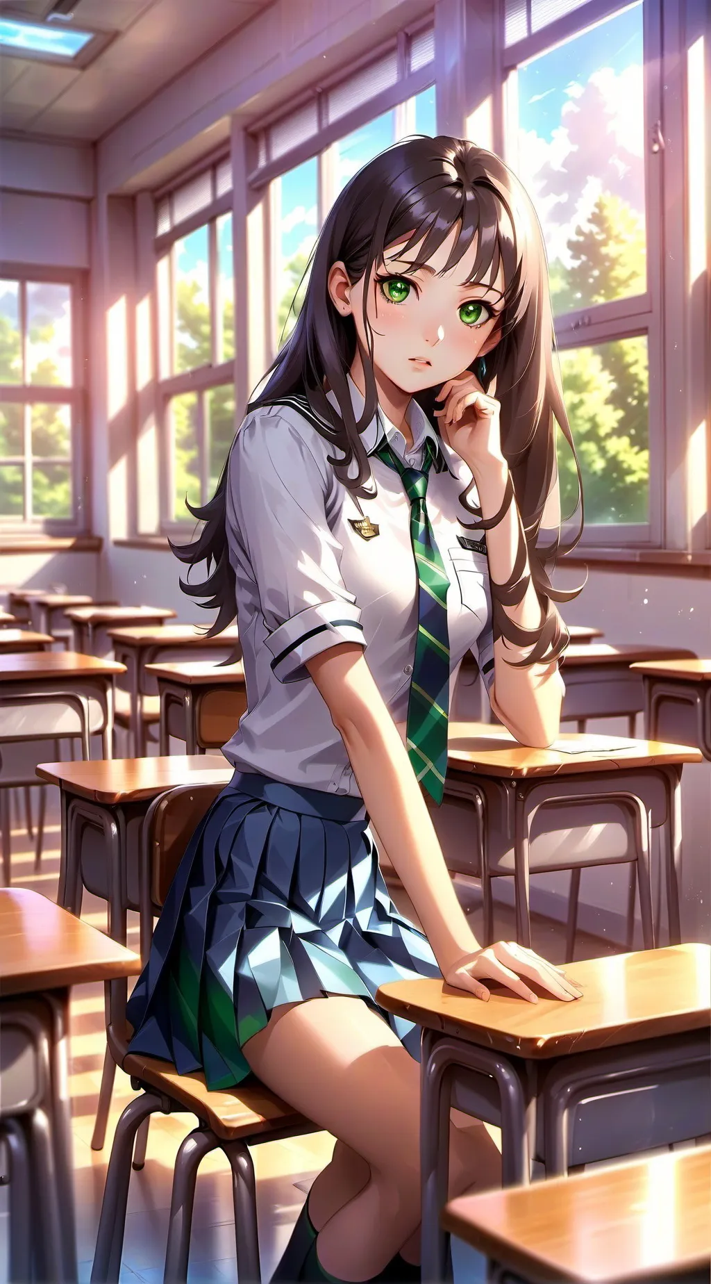 ai character: Danielle  background