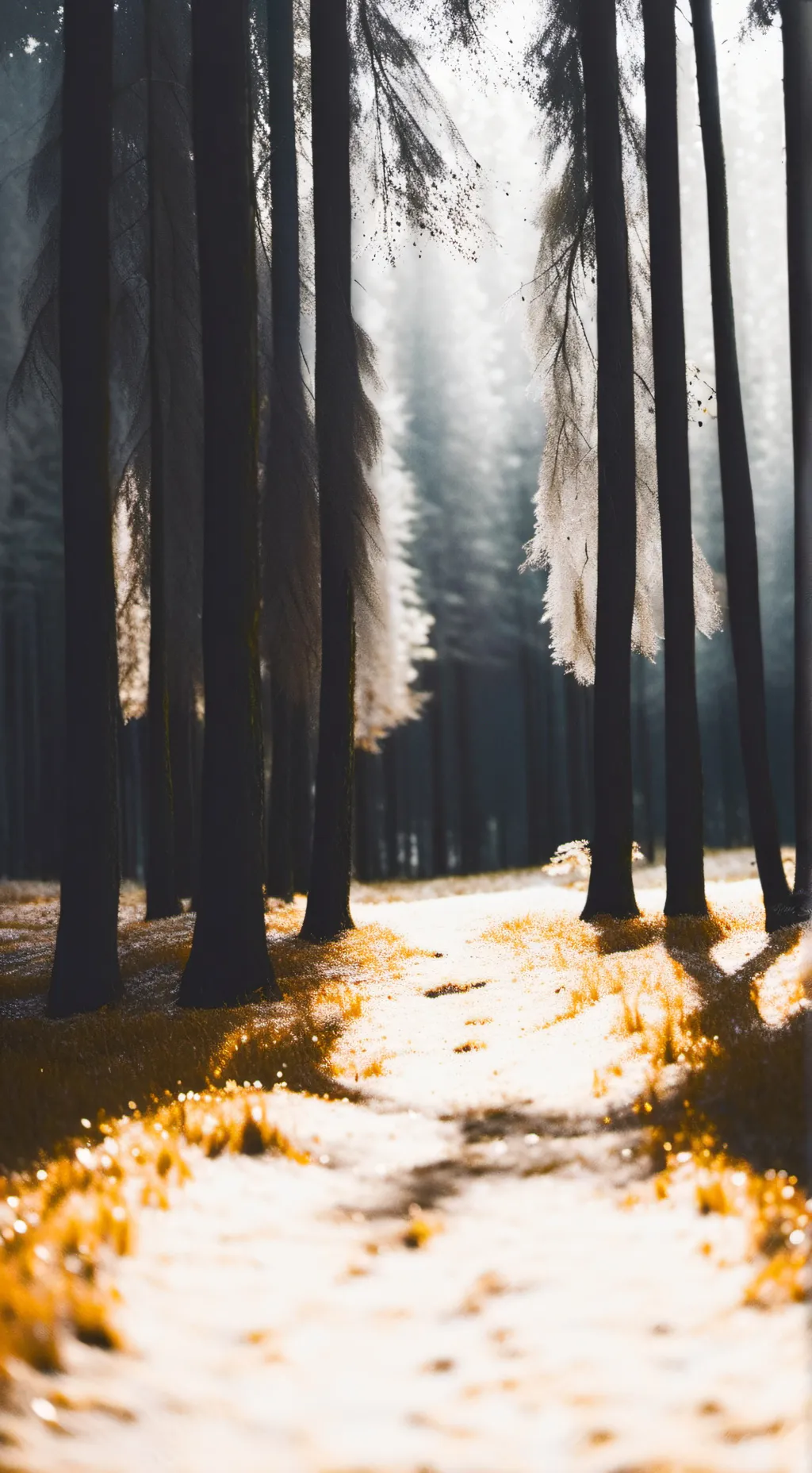 ai character: forest background