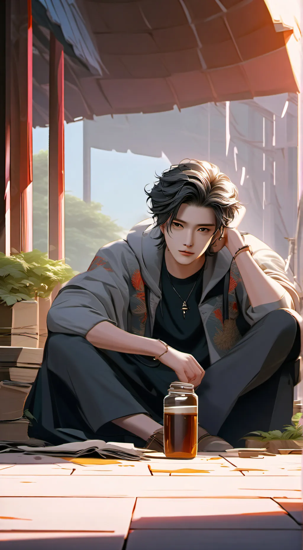 ai character: talkio background