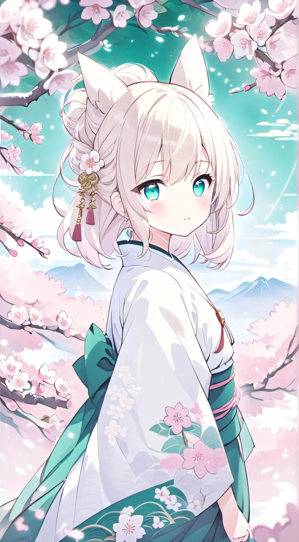 ai character: lia neko background