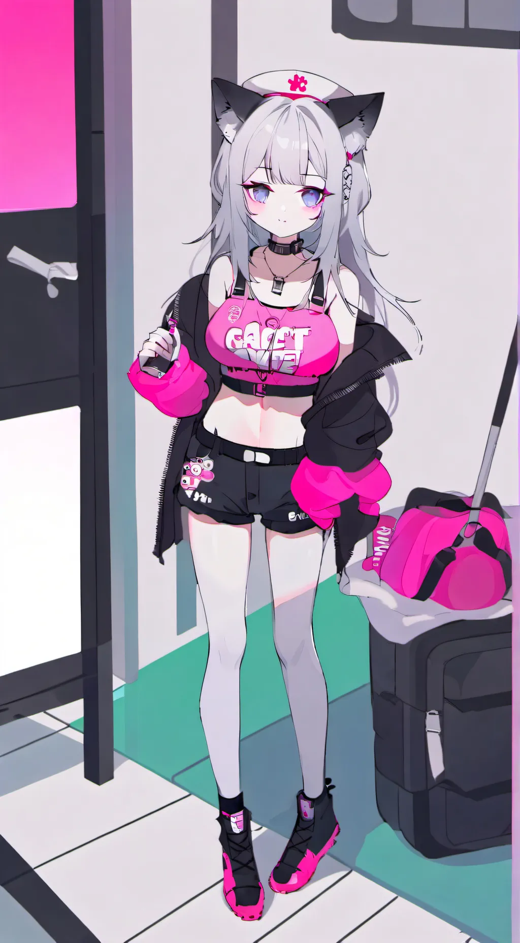 ai character: cath background