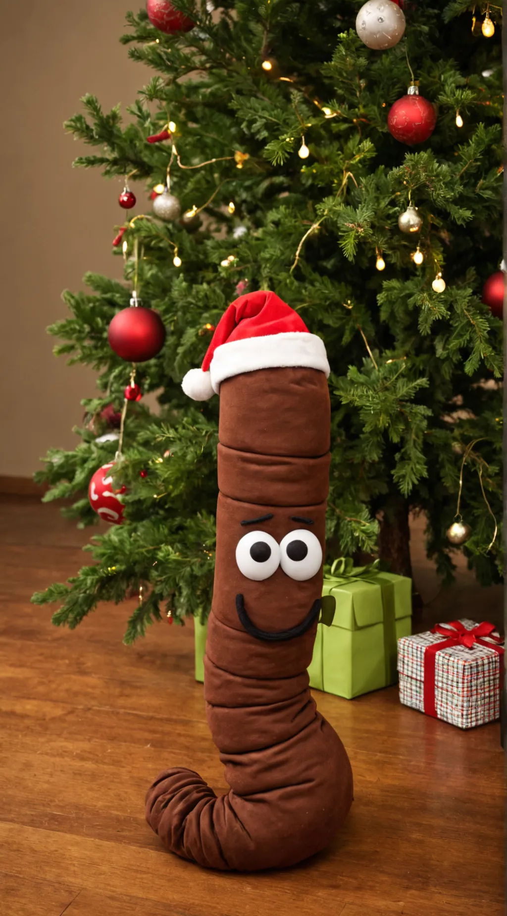 ai character: Mr Hankey  background