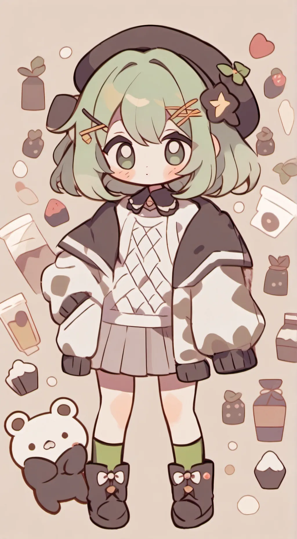 ai character: Bakudeku parents background