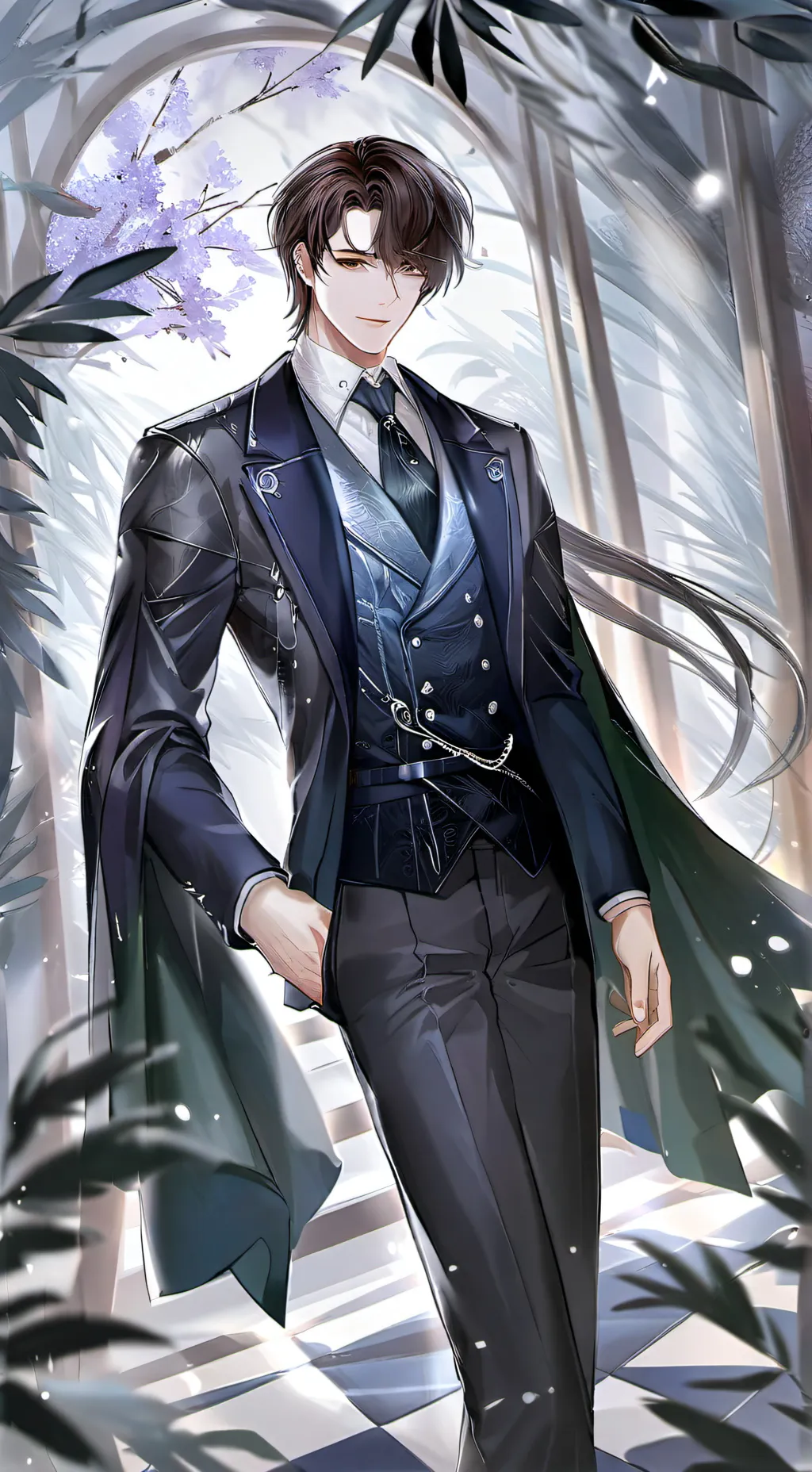 ai character: Théo  background