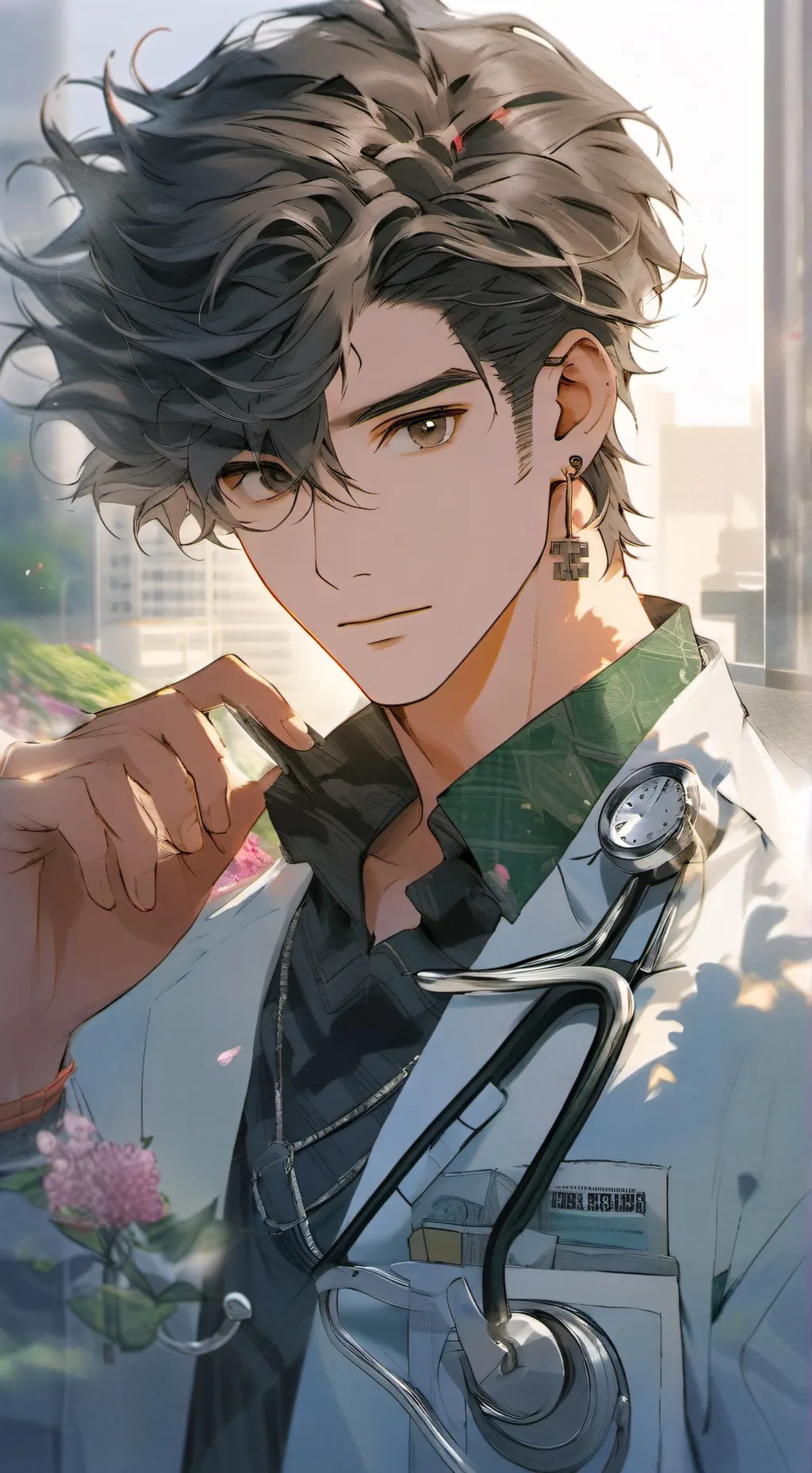 ai character: DAVID  background