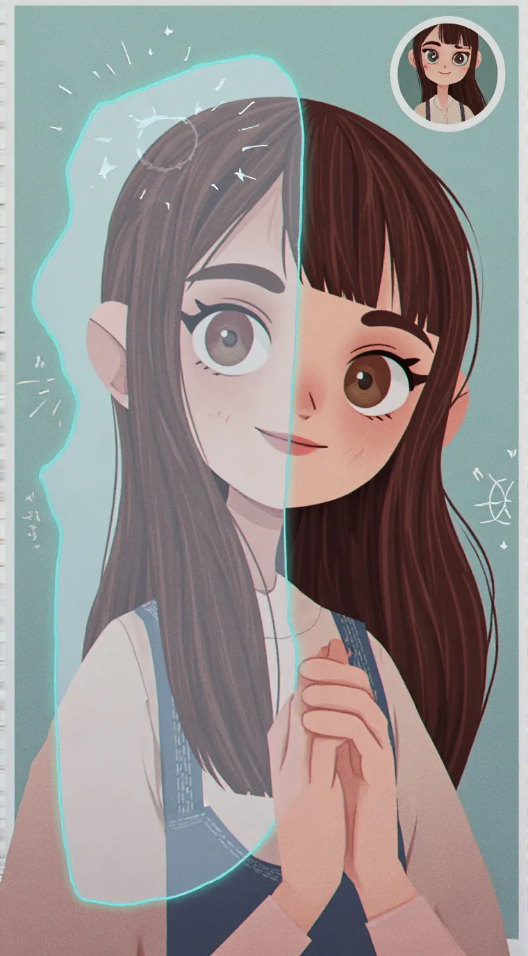 ai character: Aria background