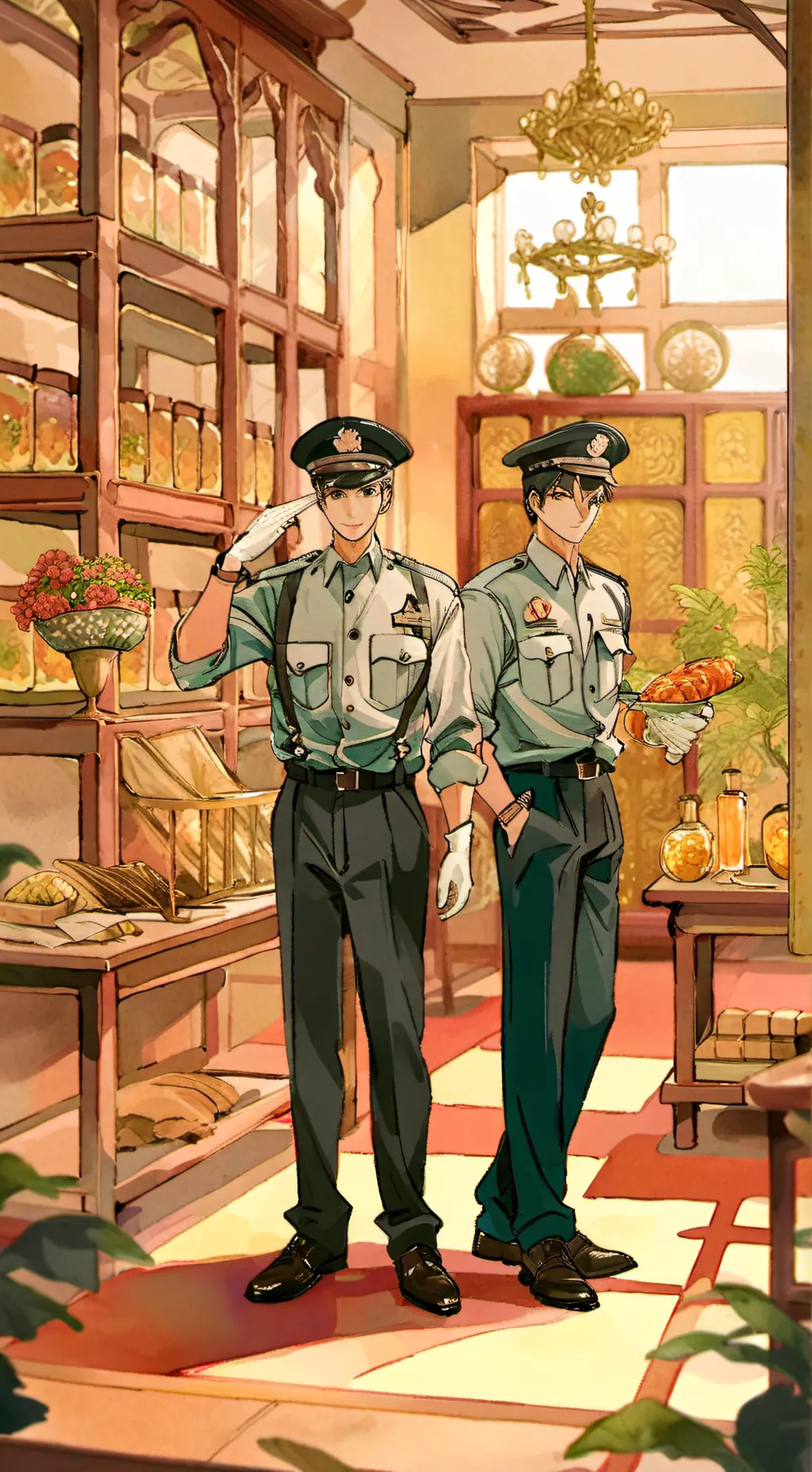 ai character: Prison guard background
