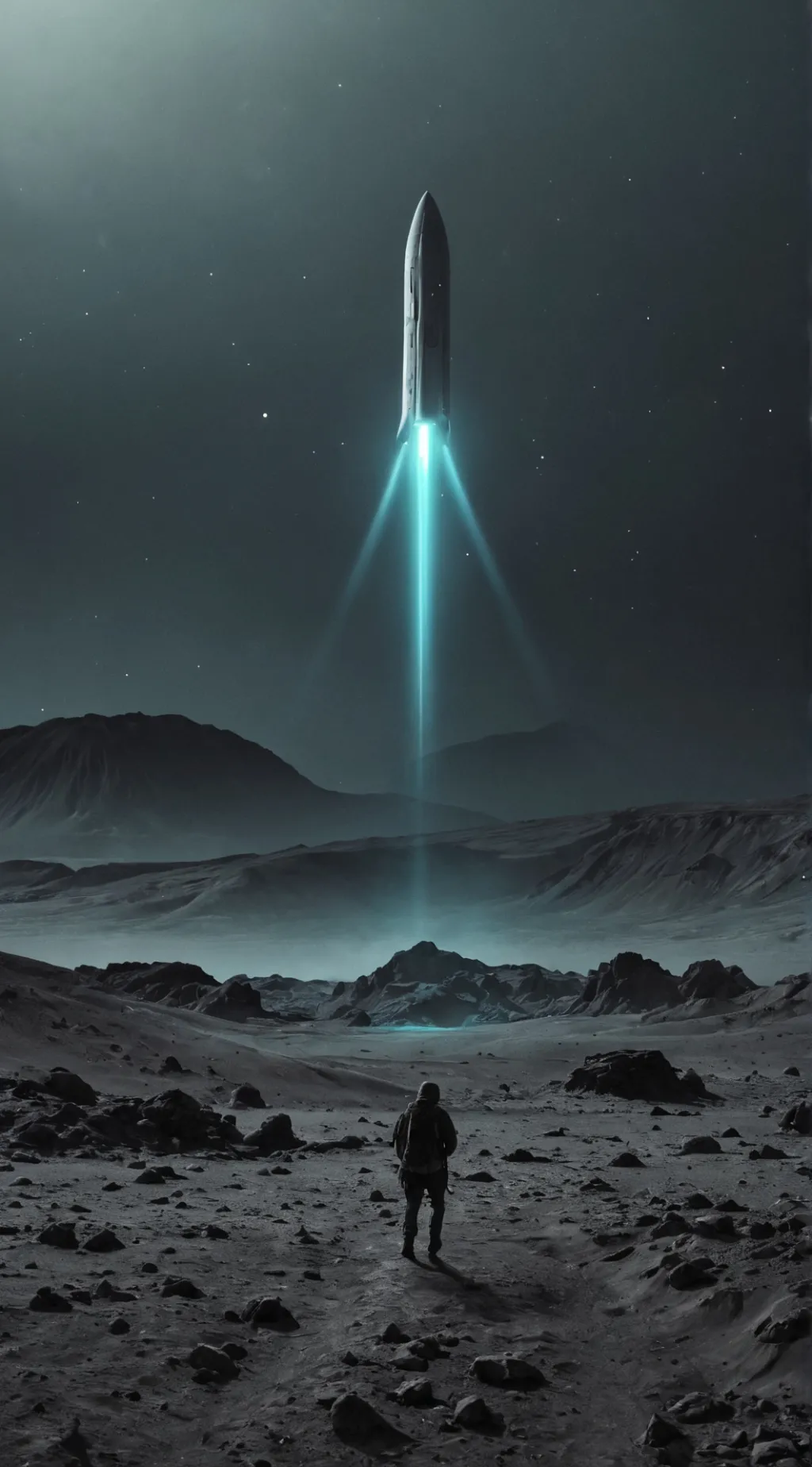 ai character: alien  background
