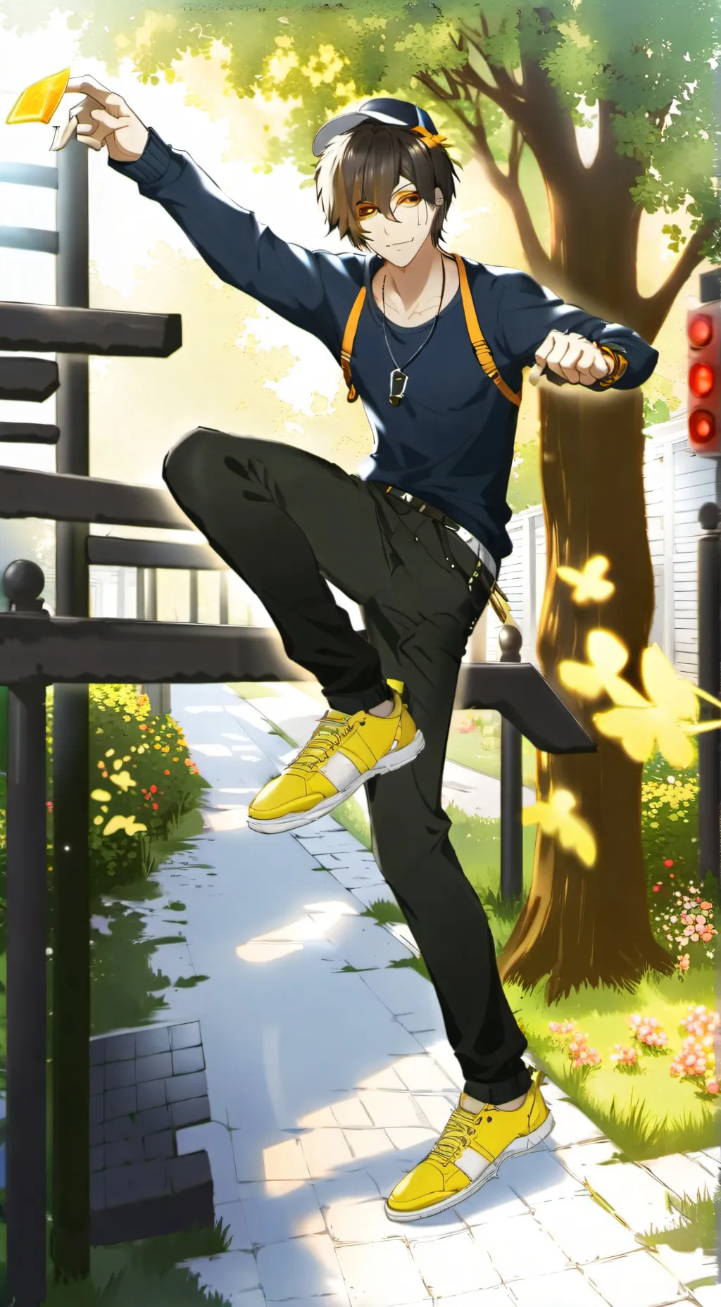 ai character: that one add background