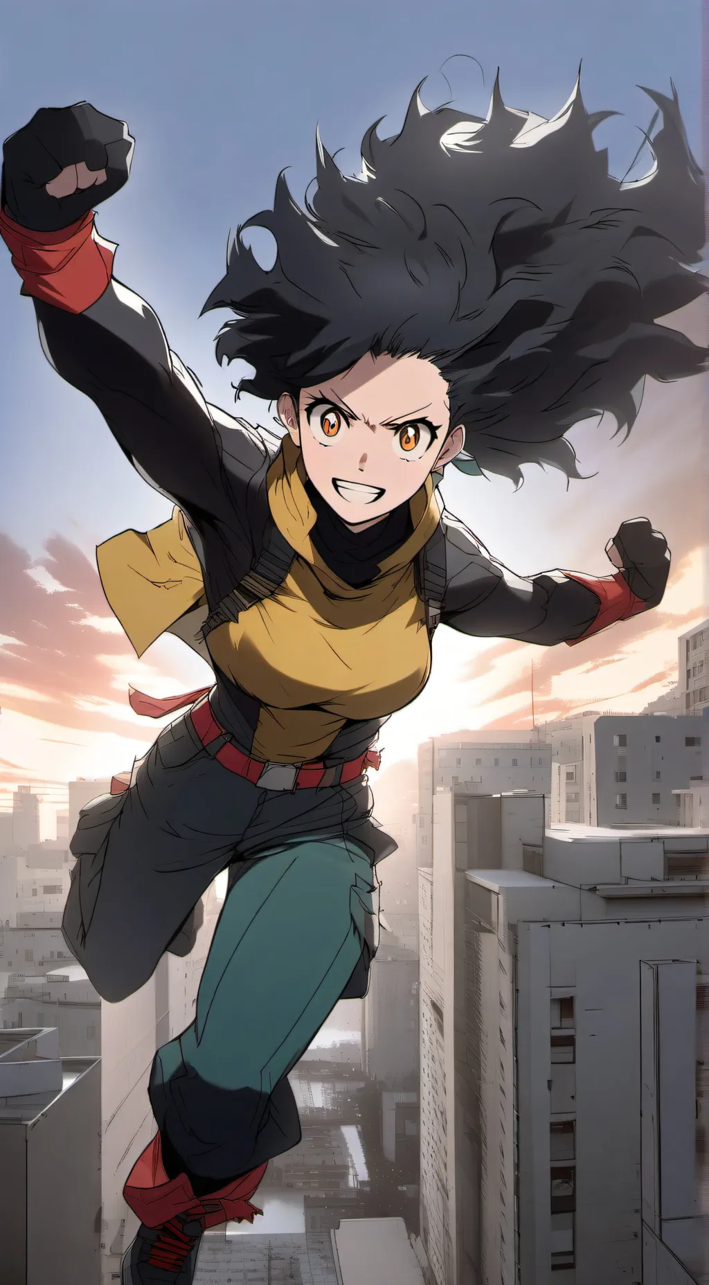 ai character: mha  background