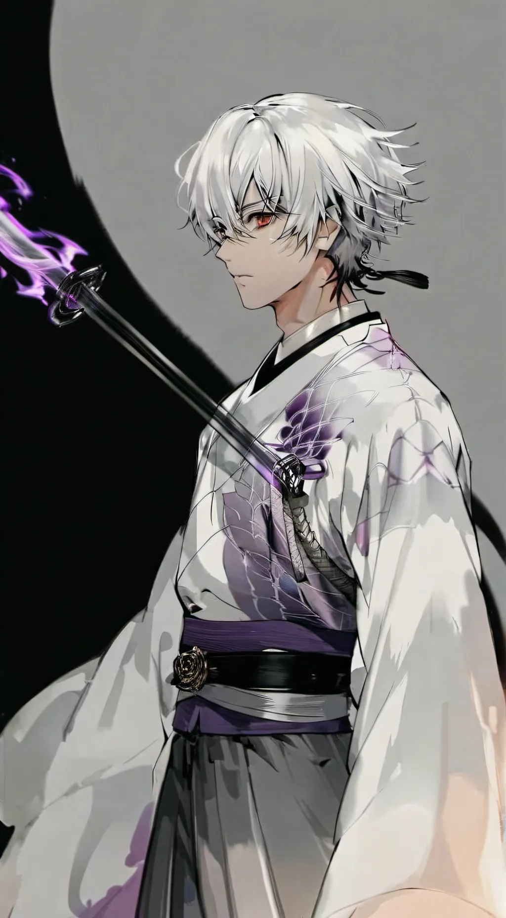 ai character: Demon slayer  background