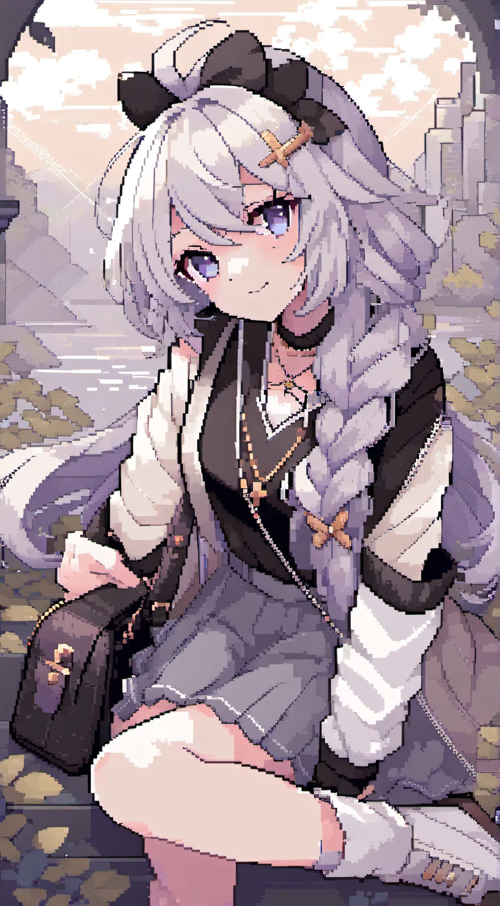 ai character: Luna background