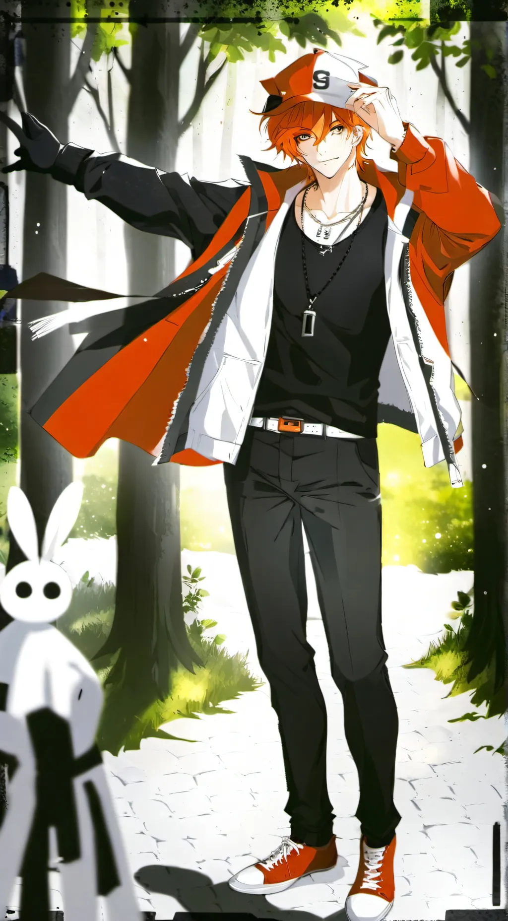ai character: aomori background