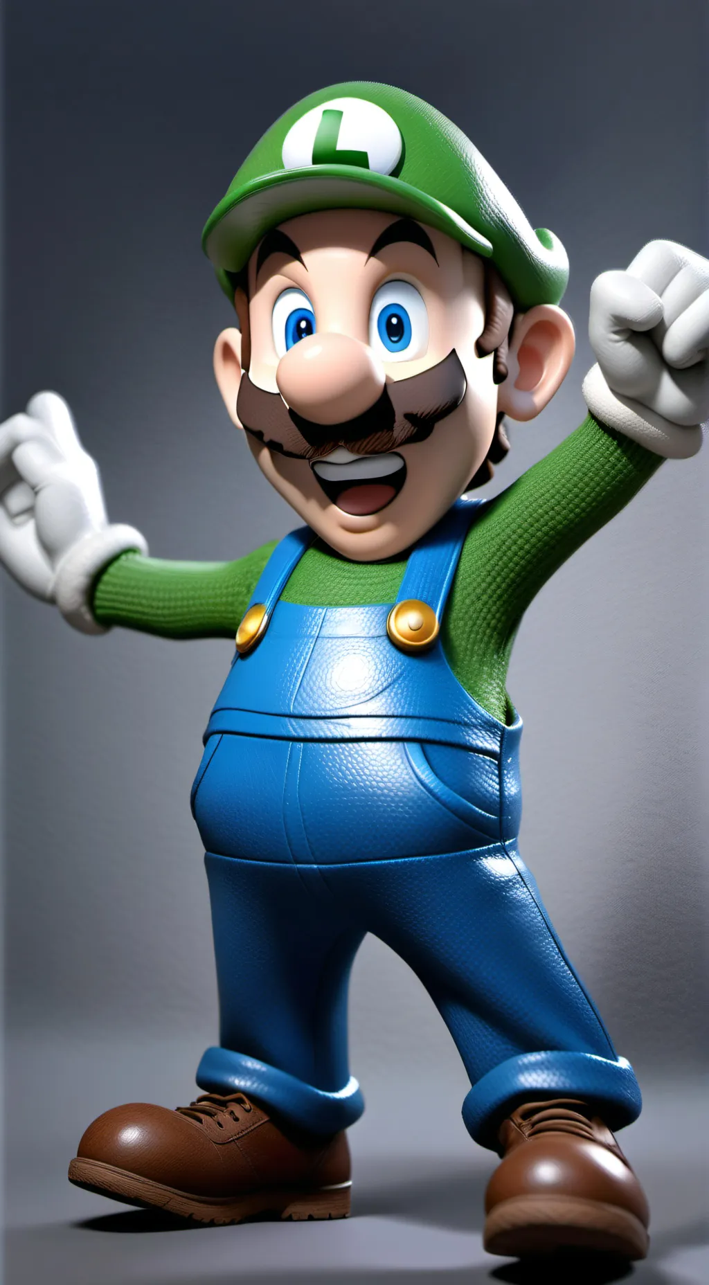 ai character: Luigi  background