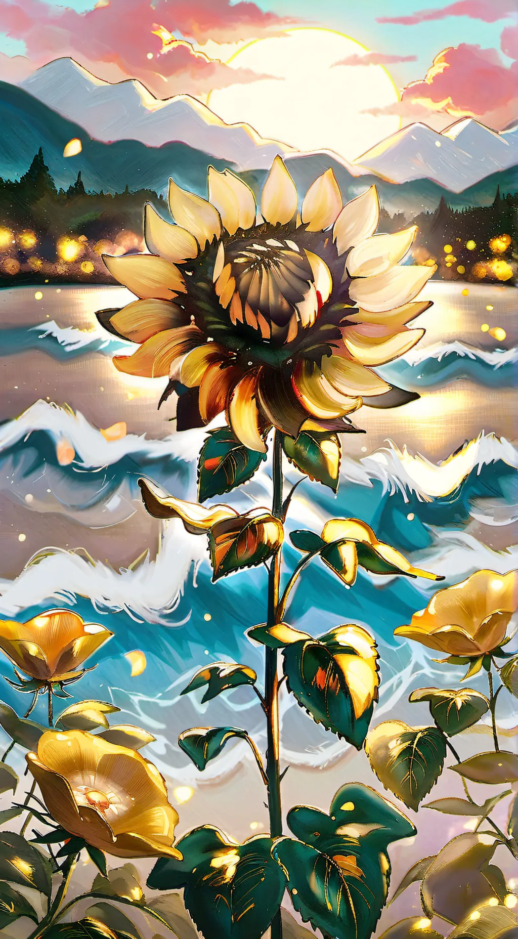 ai character: dw valentines background