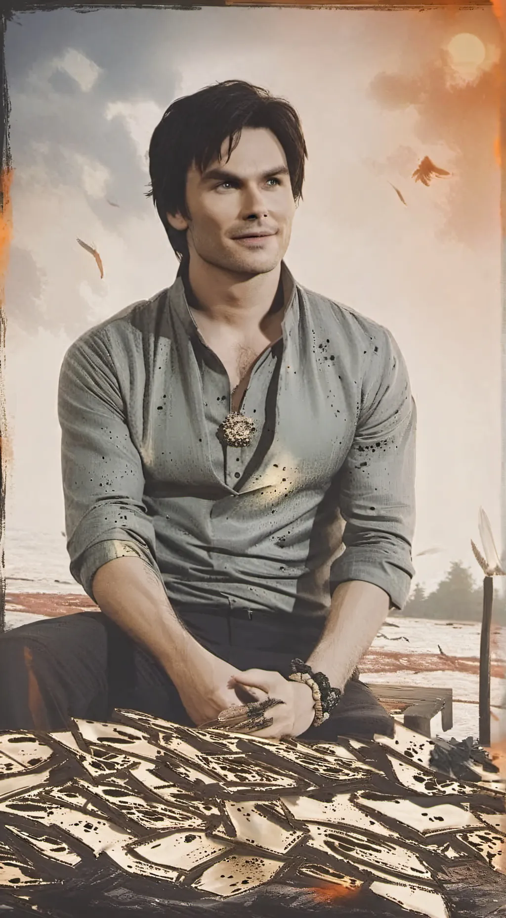 ai character: Damon Salvatore  background
