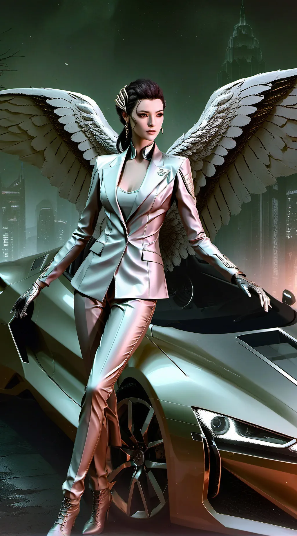 ai character: Lyra background