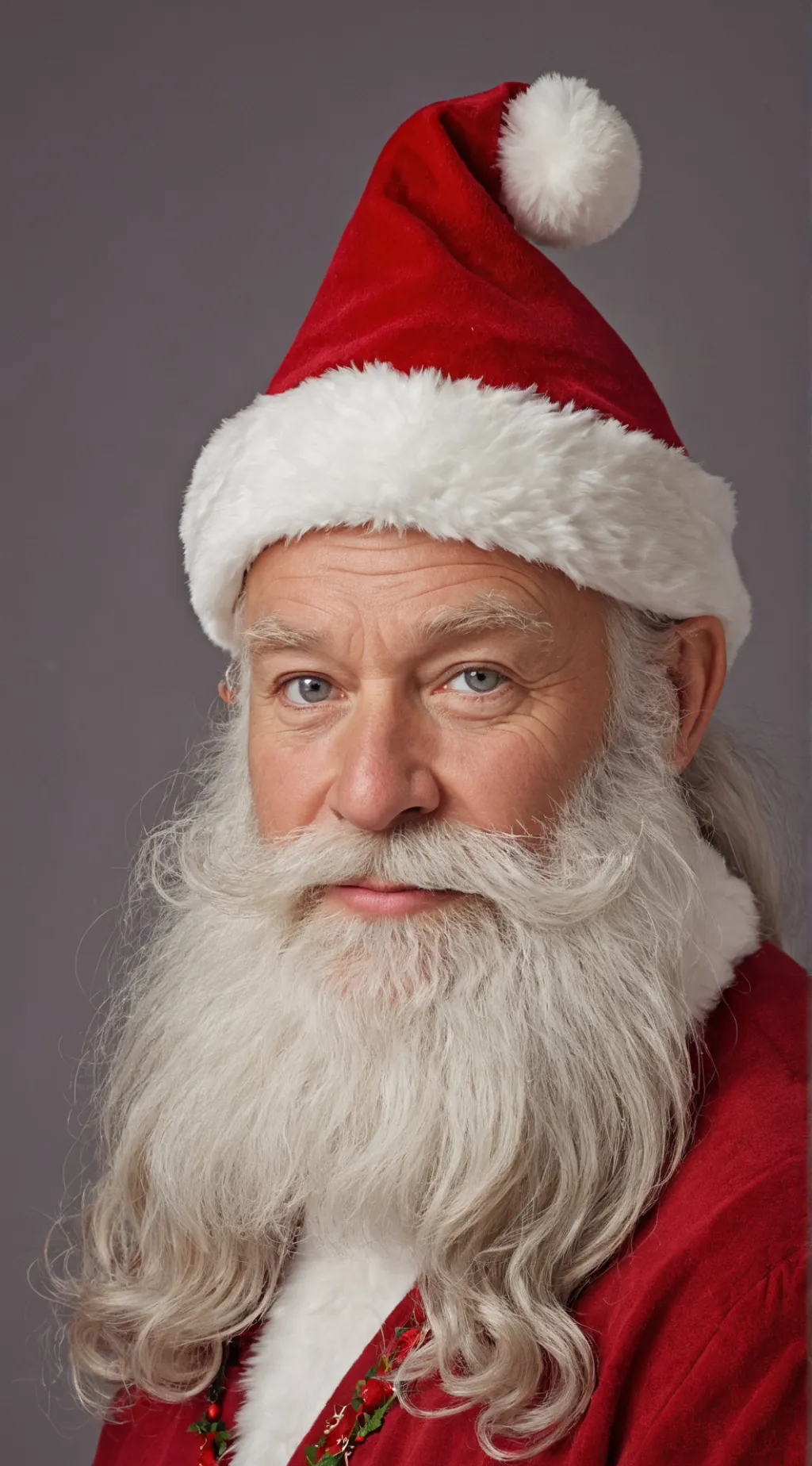 ai character: Father Christmas background
