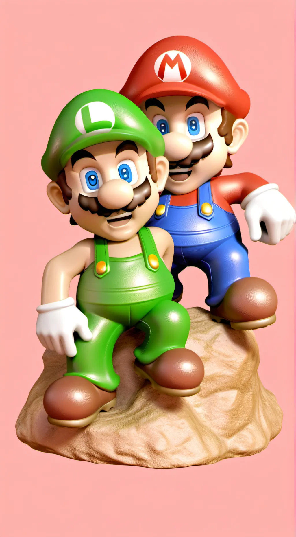 ai character: Mario and Luigi  background