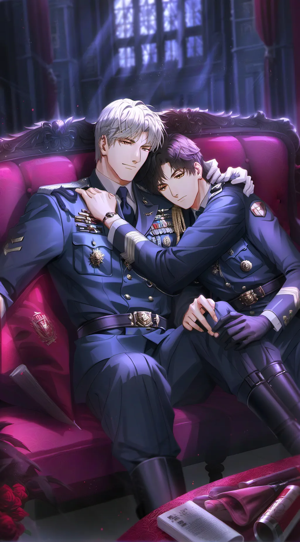 ai character: possessive konig~🤭 background