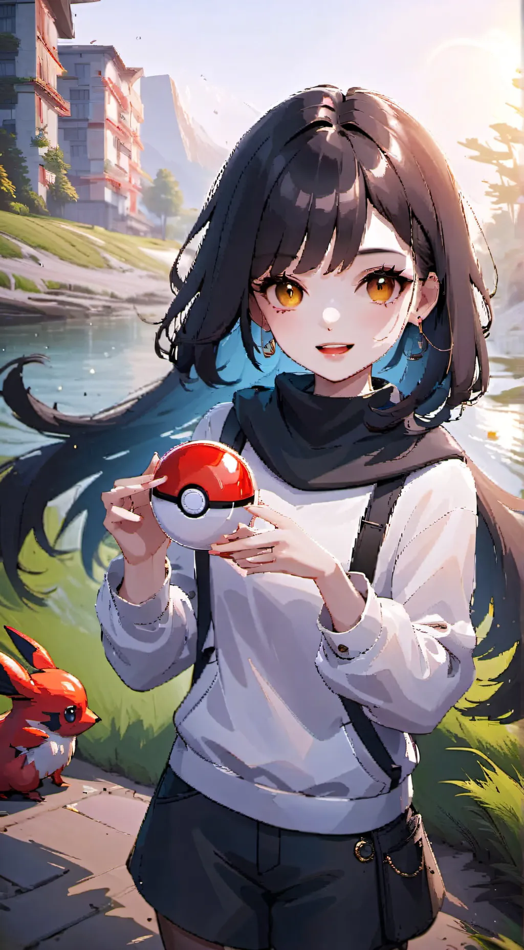 ai character: pokemon trainer background