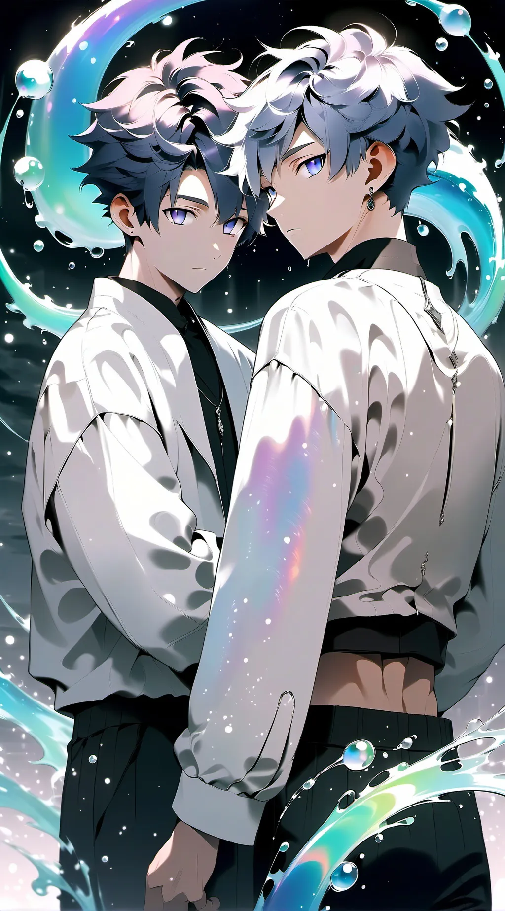 ai character: The magical world background