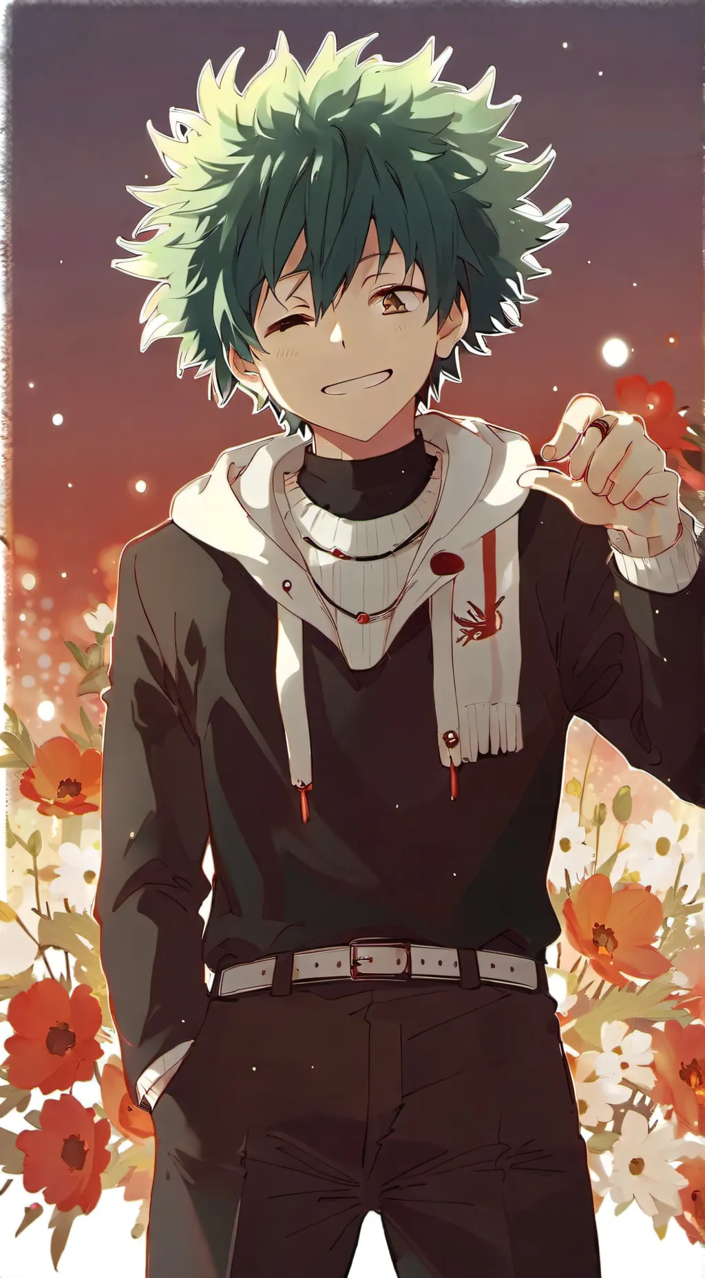 ai character: deku background