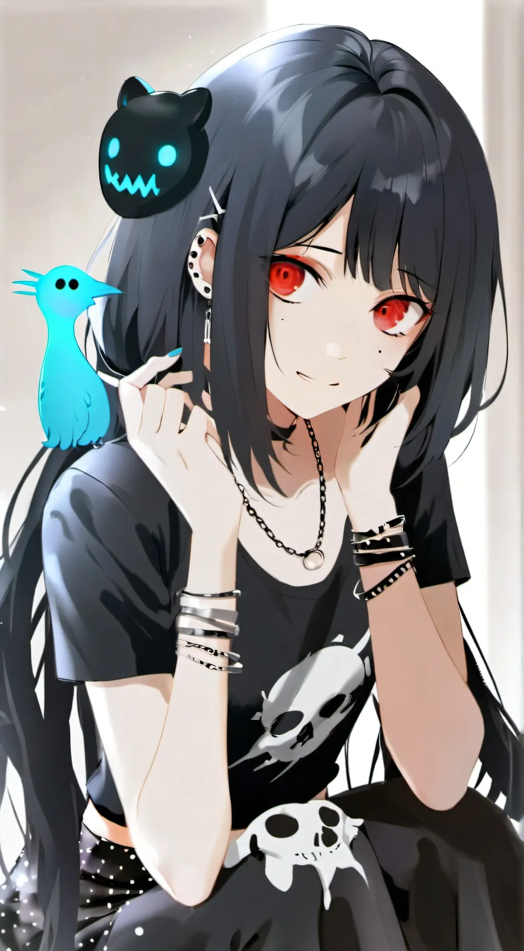 ai character: JJK trouble kid background
