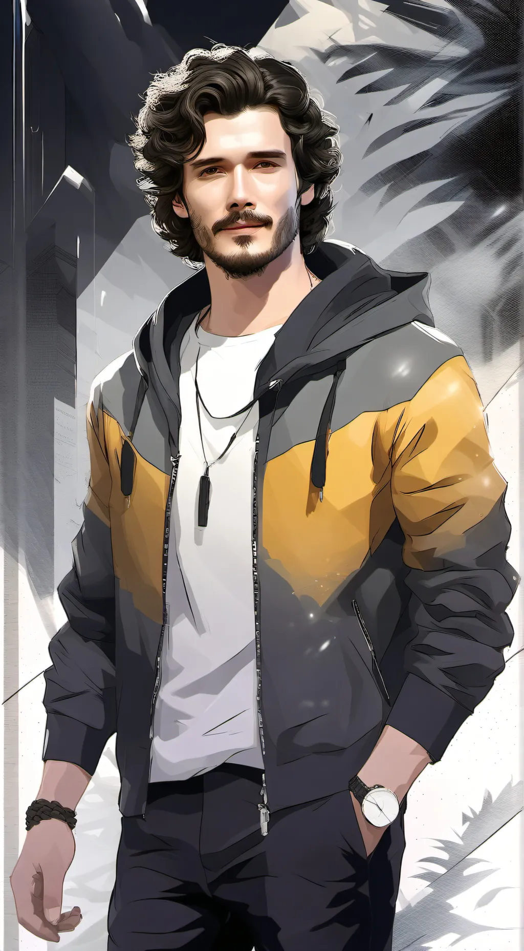 ai character: Ethan background