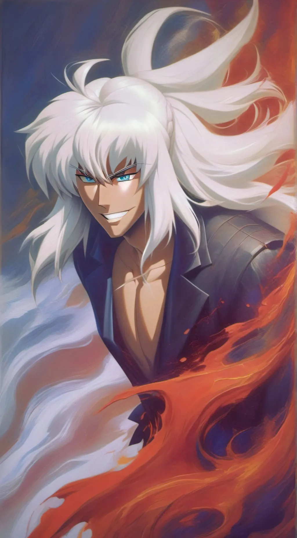 ai character: Dark Schneider  background