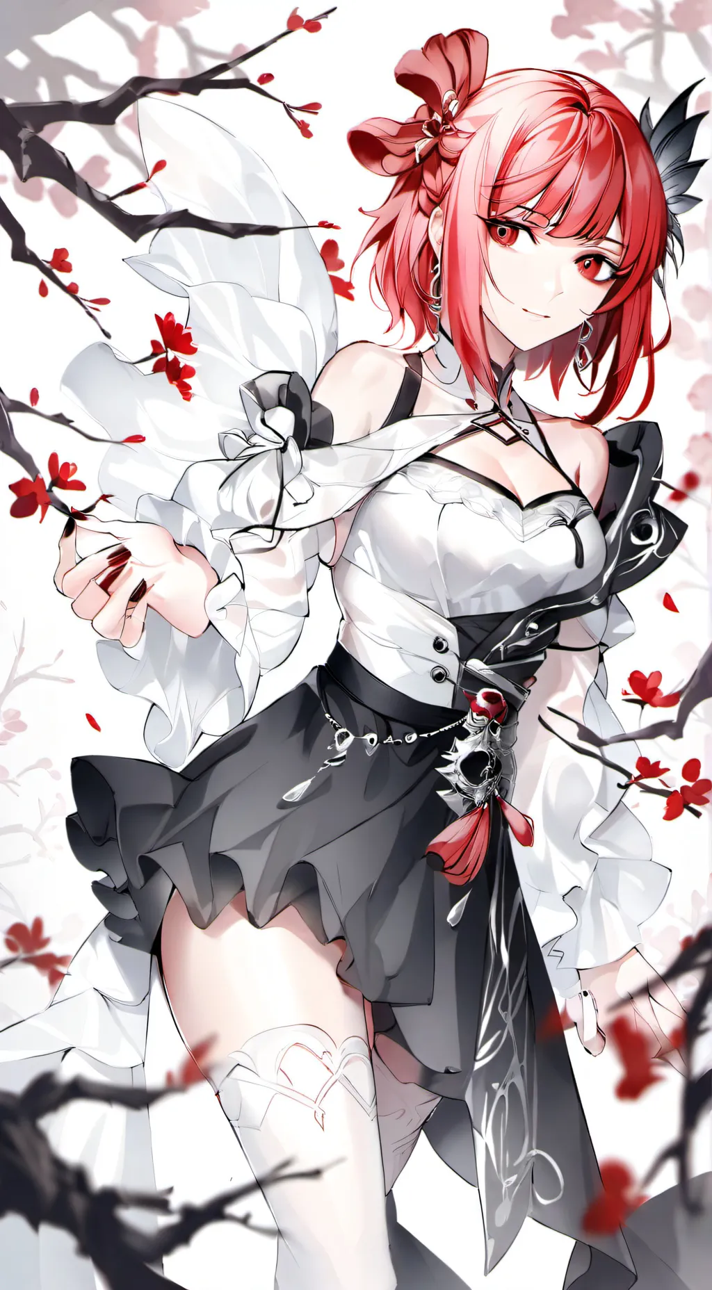 ai character: dragon princess  background