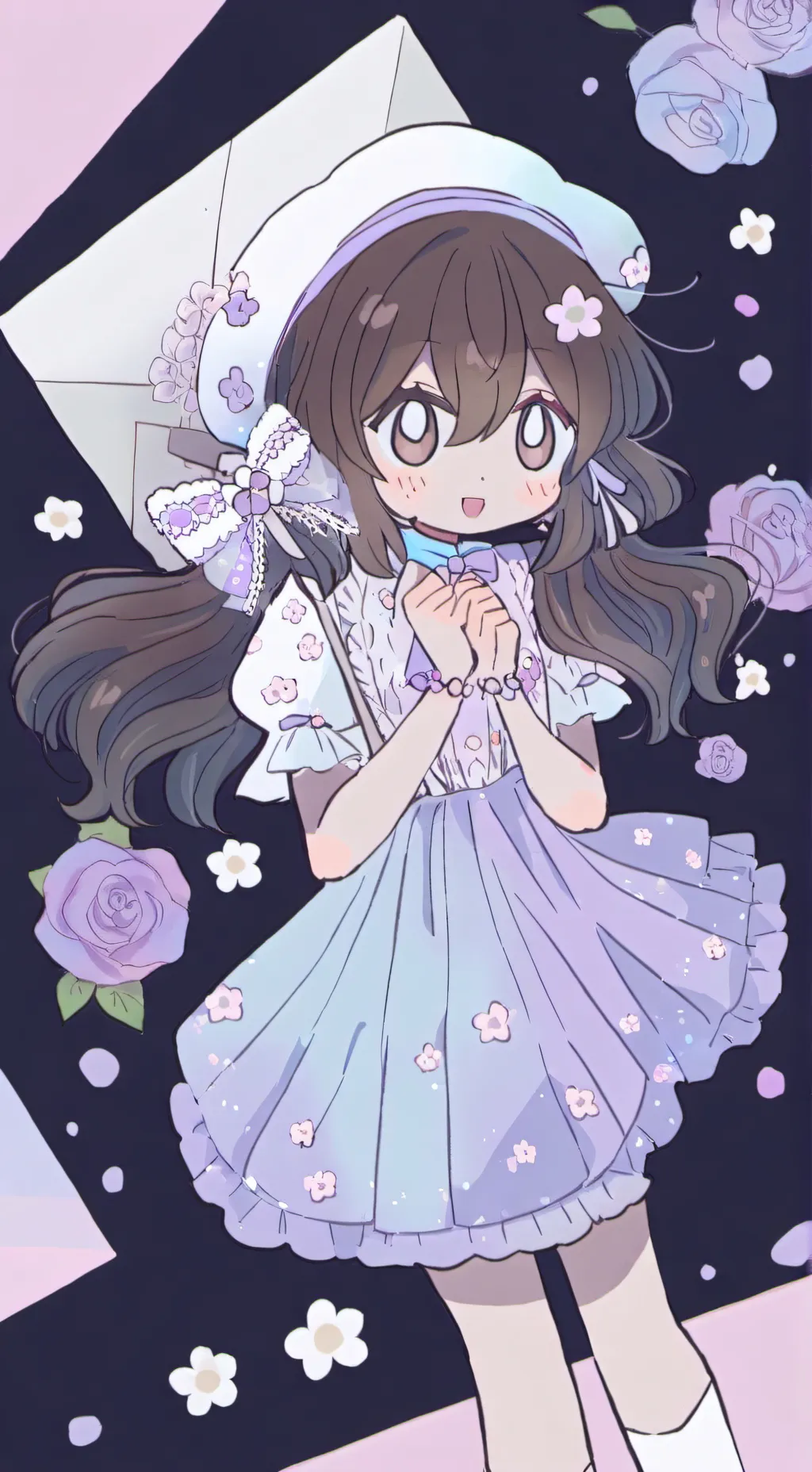 ai character: hazel background