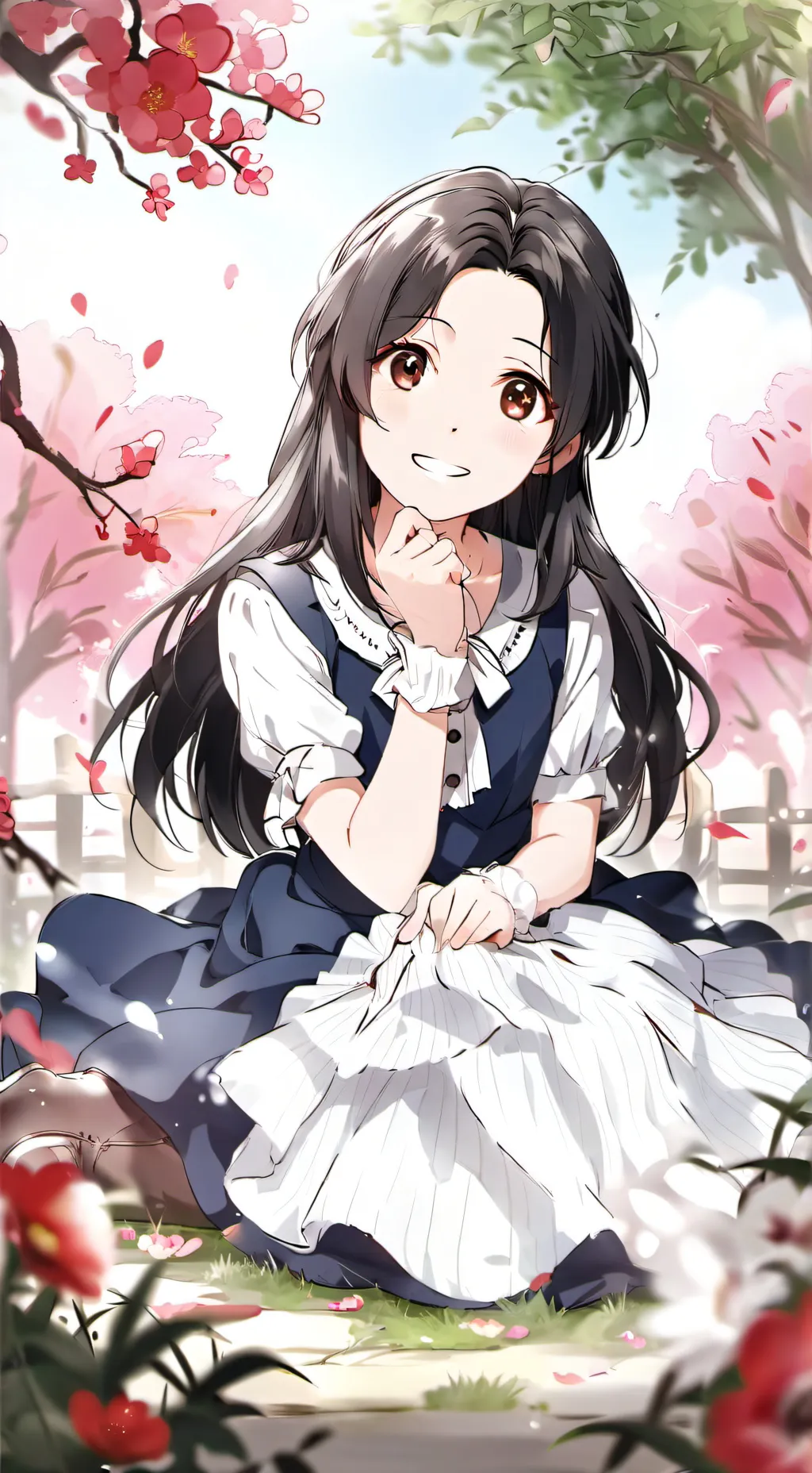 ai character: Mika (kid) background