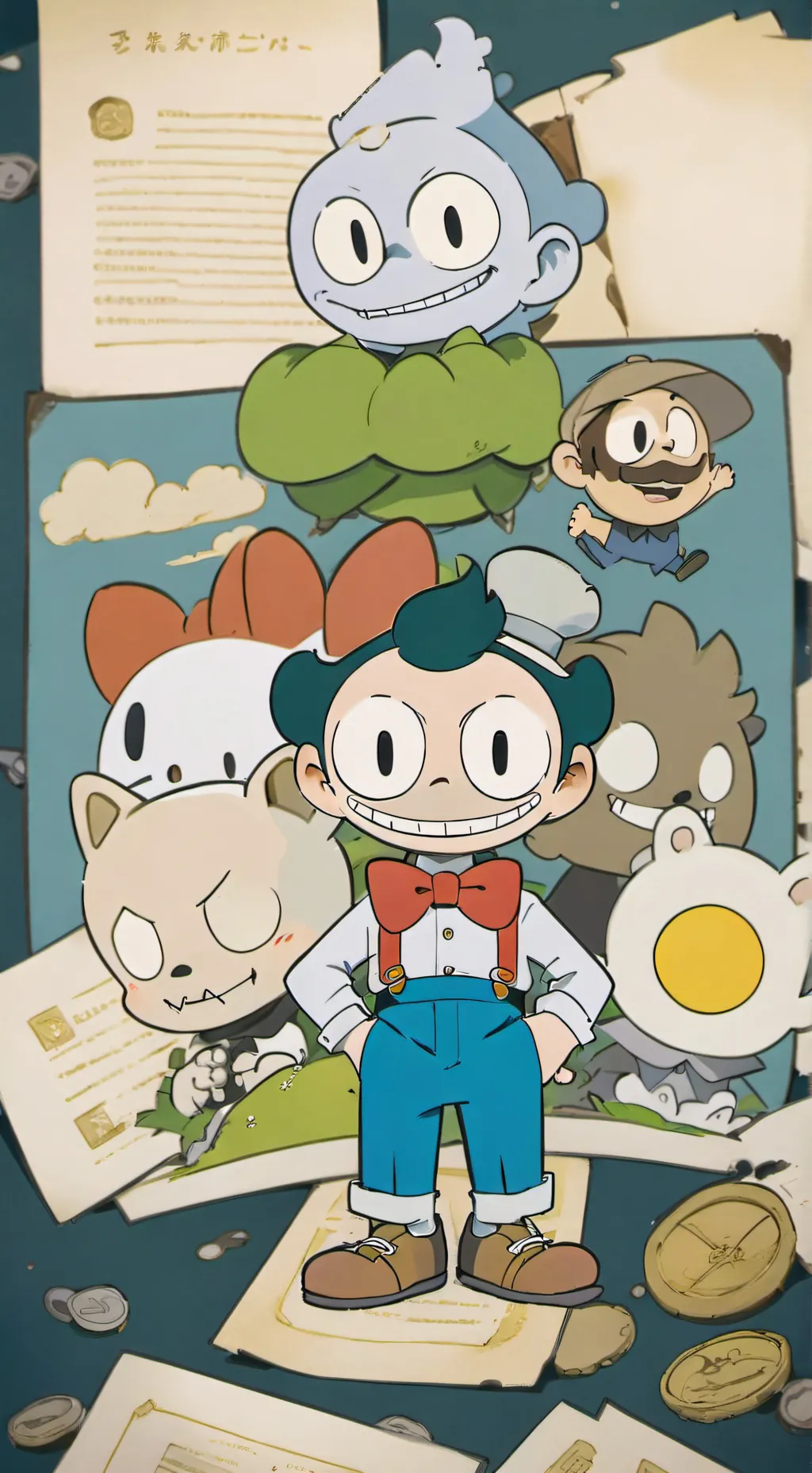 ai character: Babqftim (My AU) background