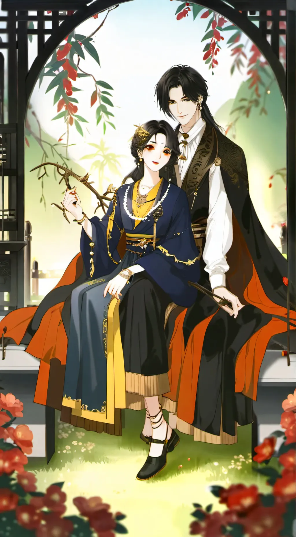 ai character: liz  background