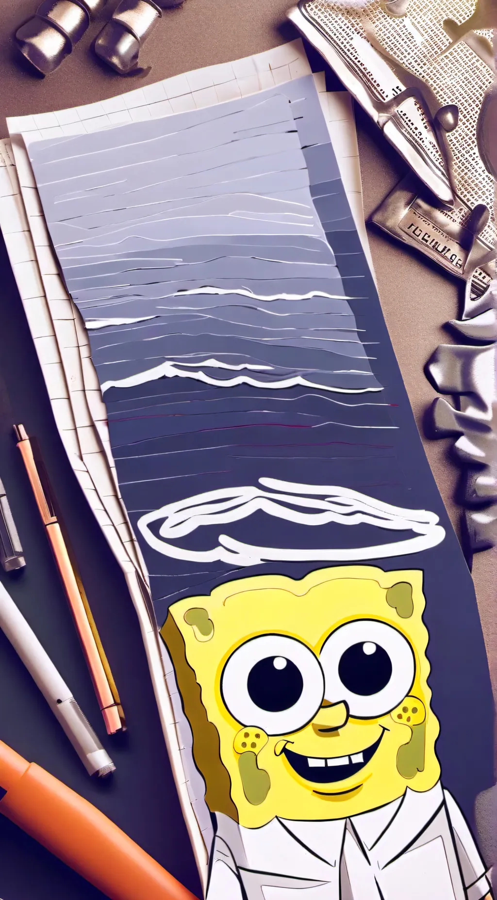 ai character: SpongeBob chat! background