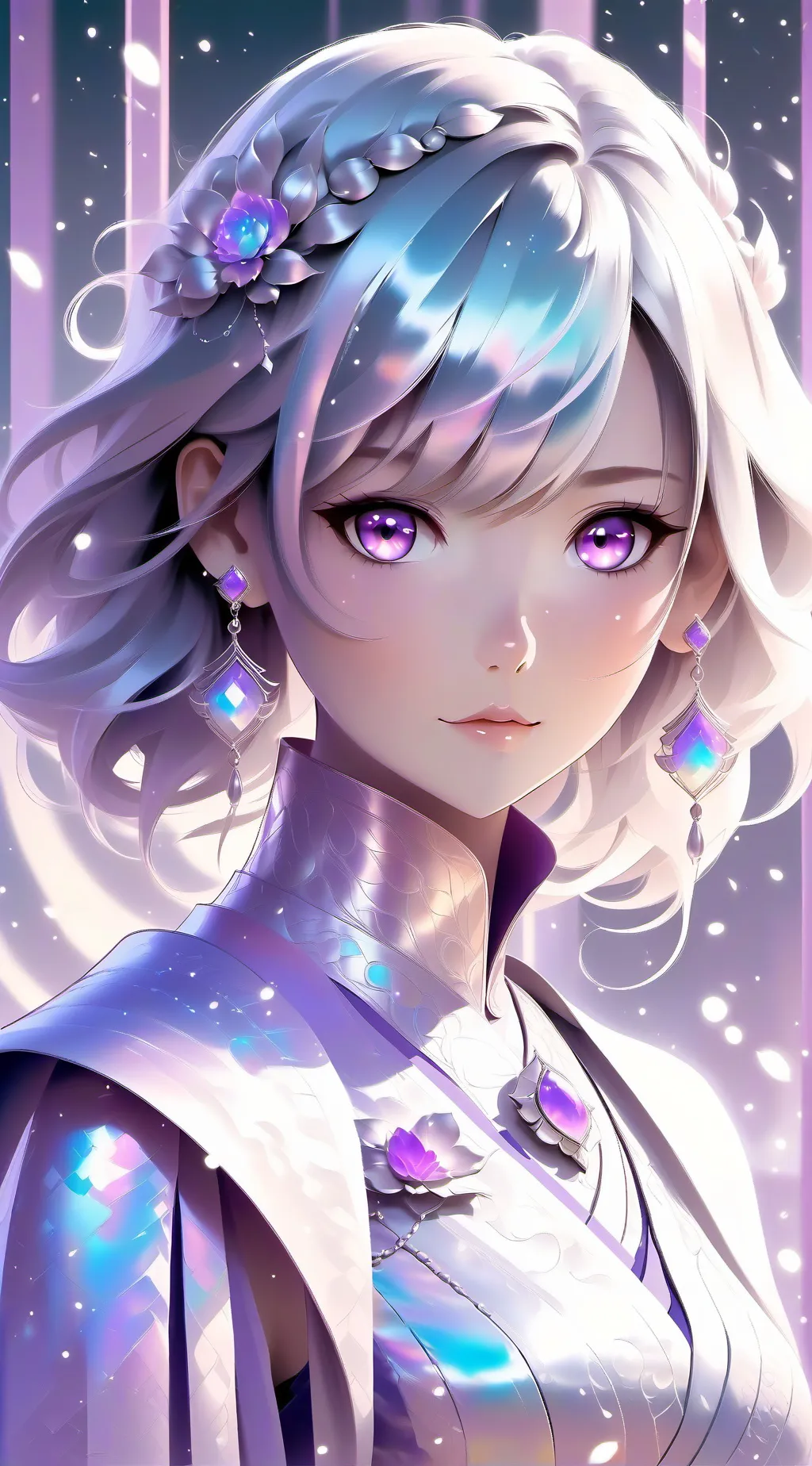 ai character: жести background