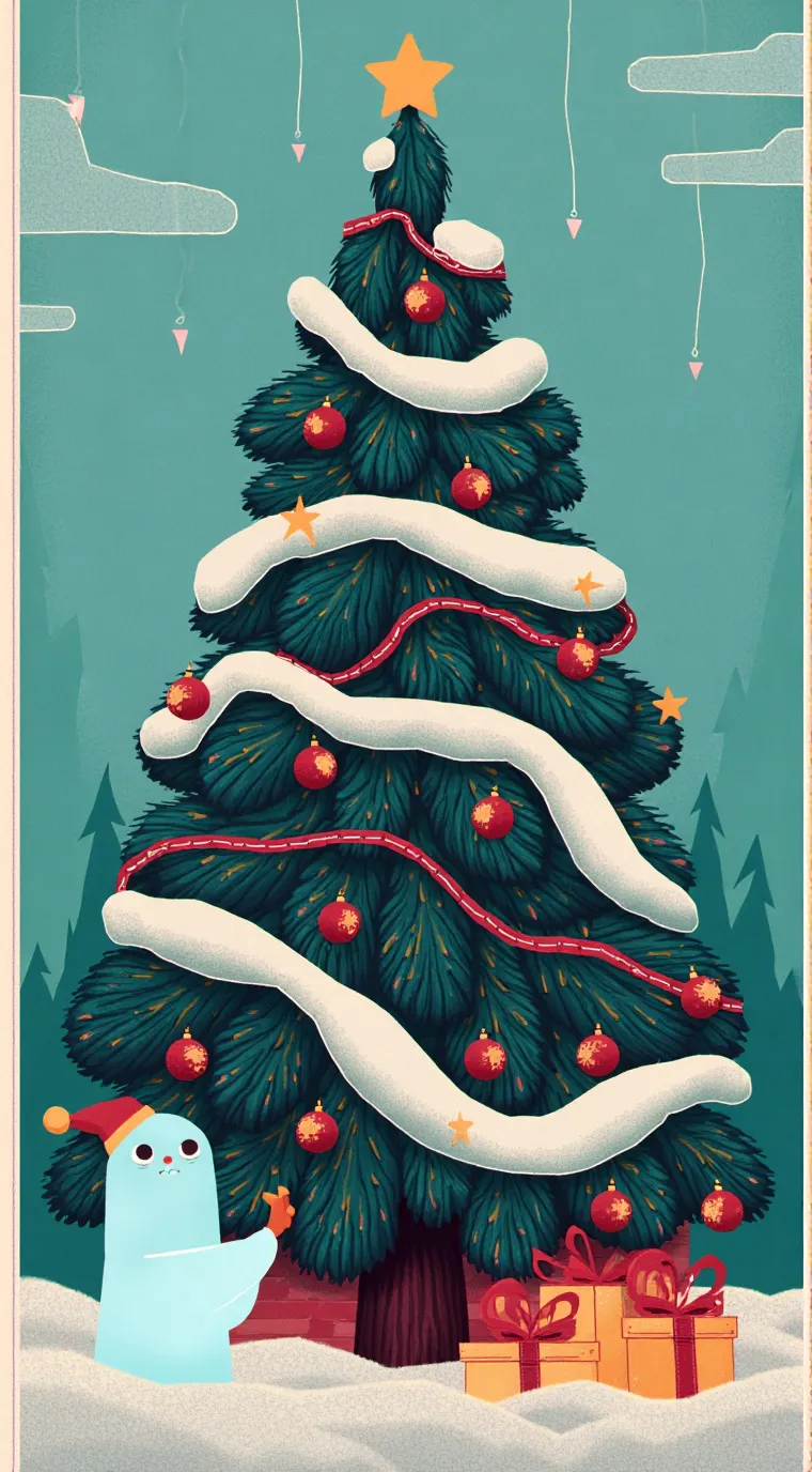 ai character: MD Christmas!@ background