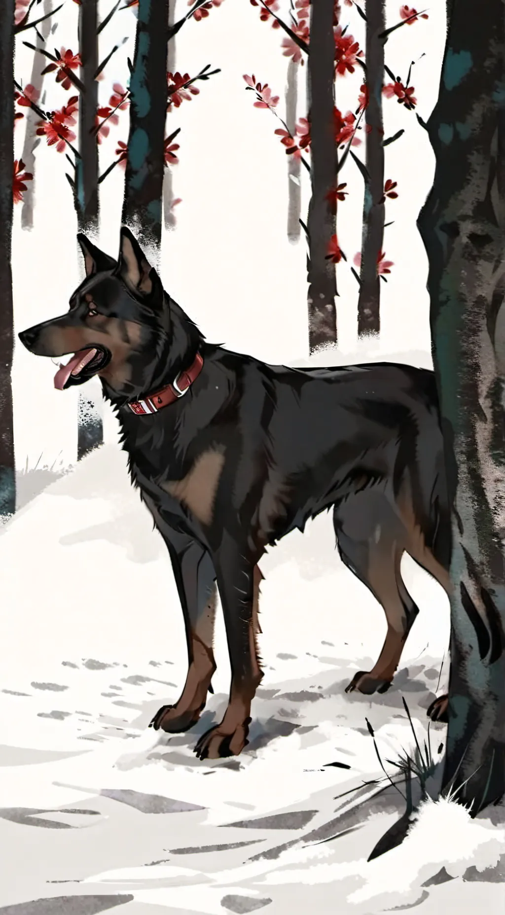 ai character: - Welcome Home - background