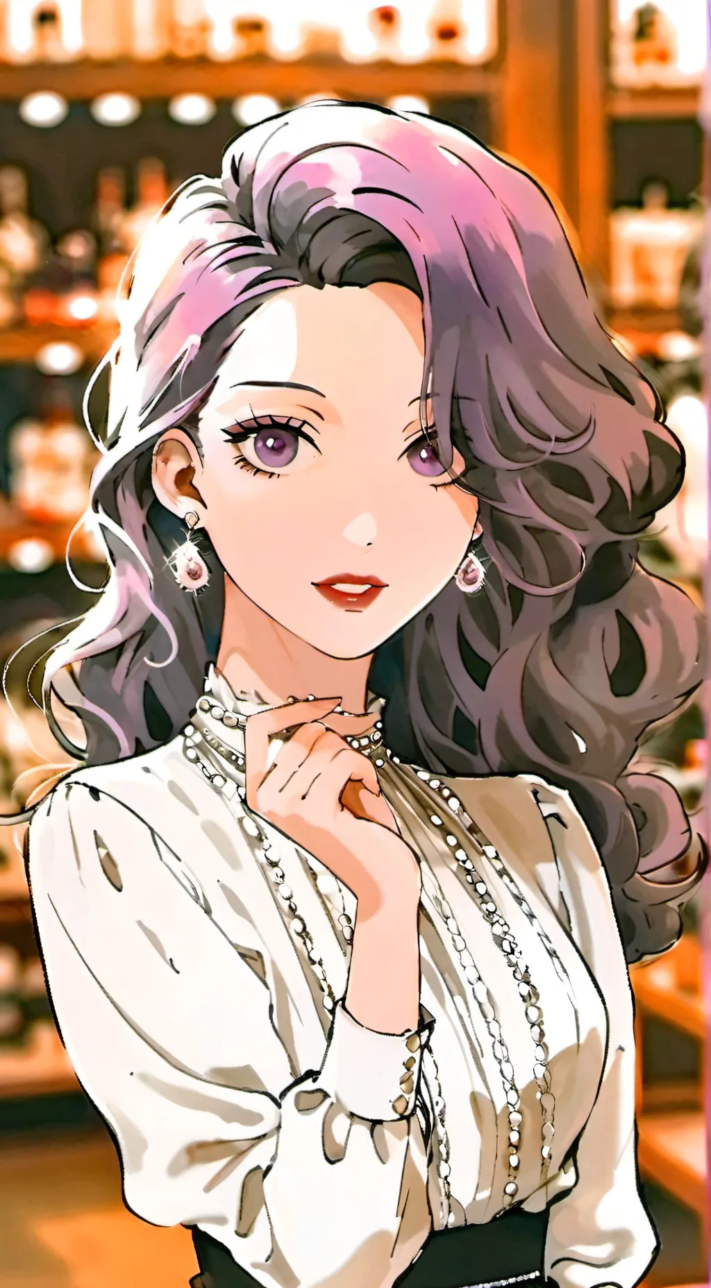 ai character: Claire Rarity background