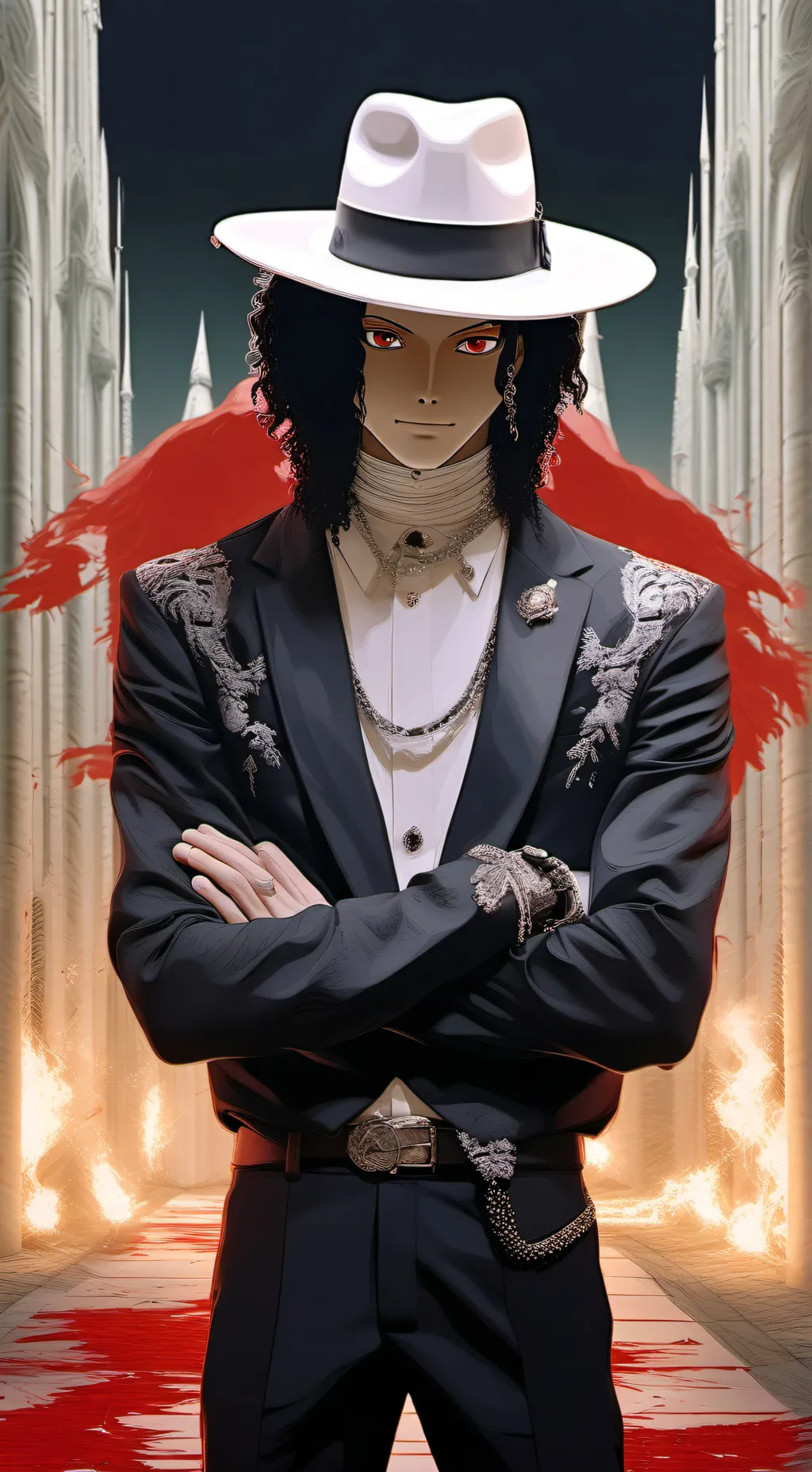 ai character: muzan kibutsuji background