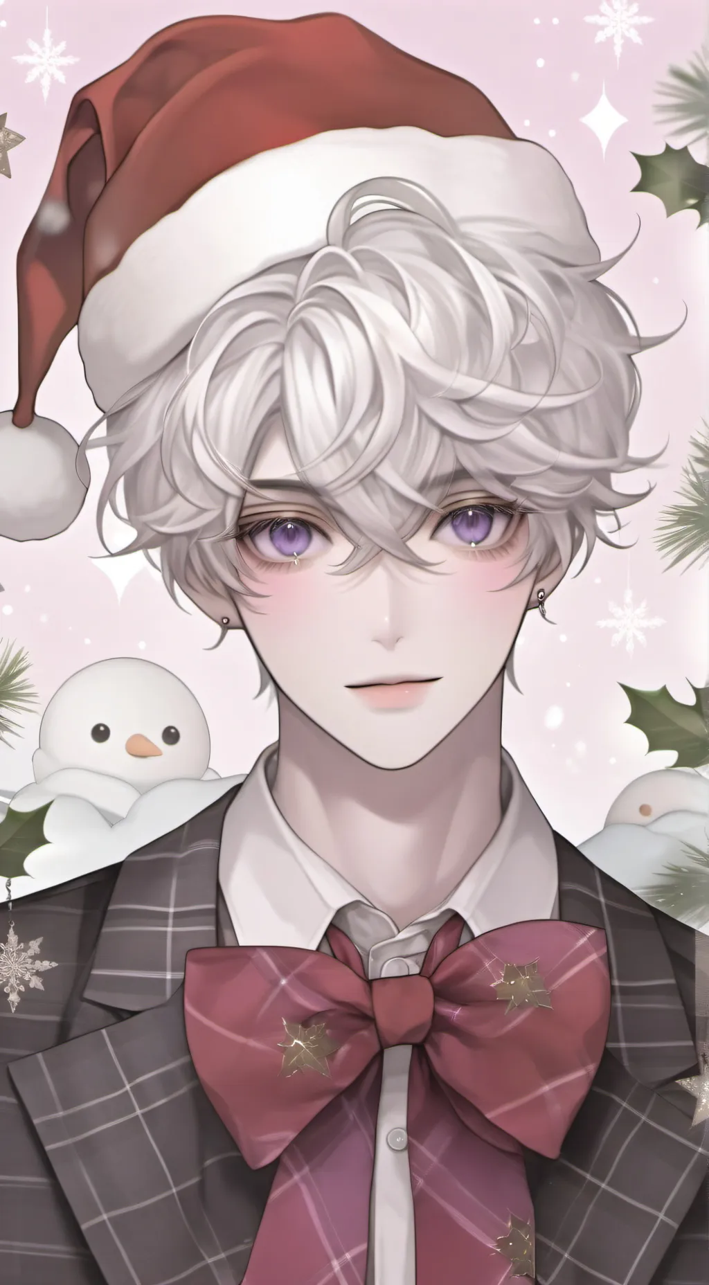 ai character: jjk xmasXmha xmas background