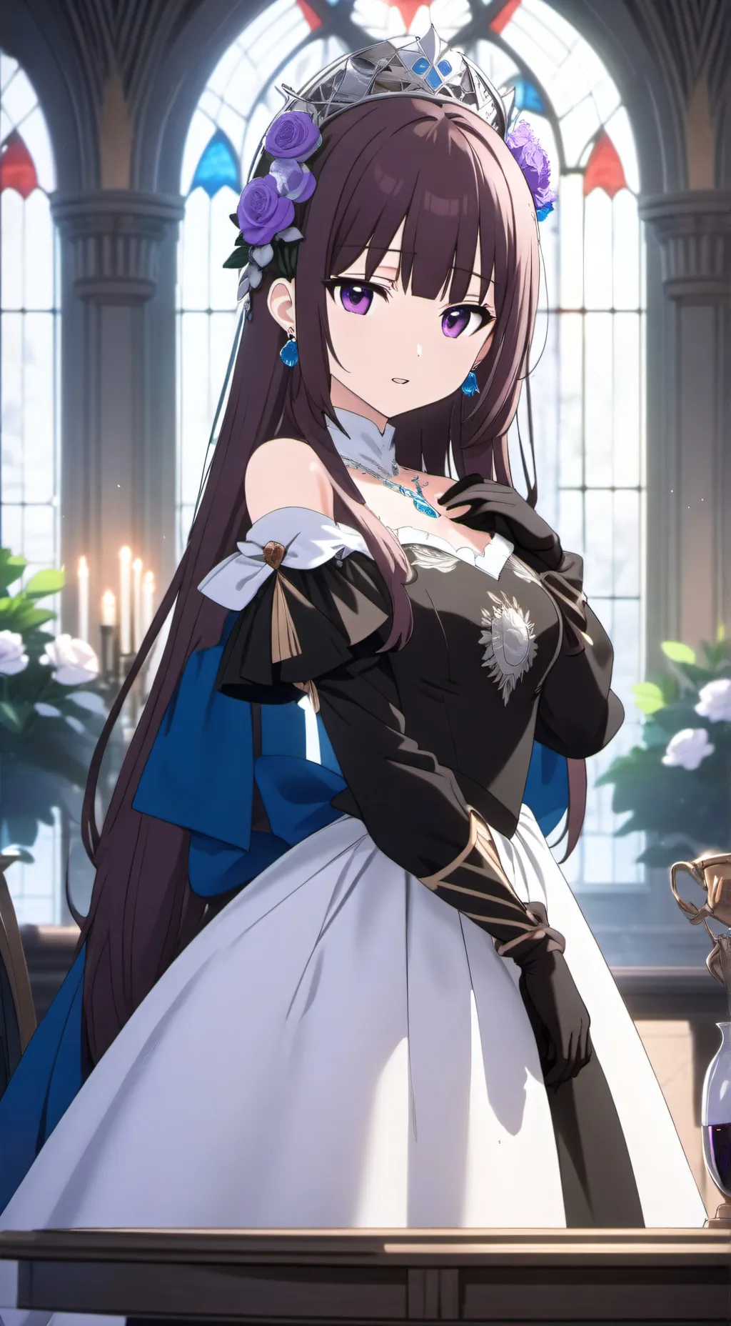 ai character: Eva background