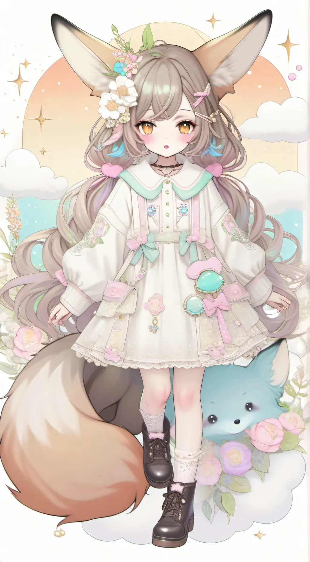 ai character: ♡~•Kuroki•~♡ background