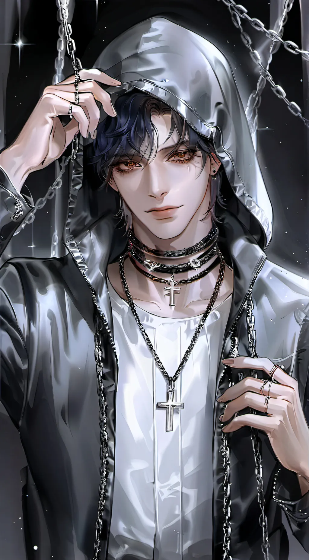 ai character: Xavier  background