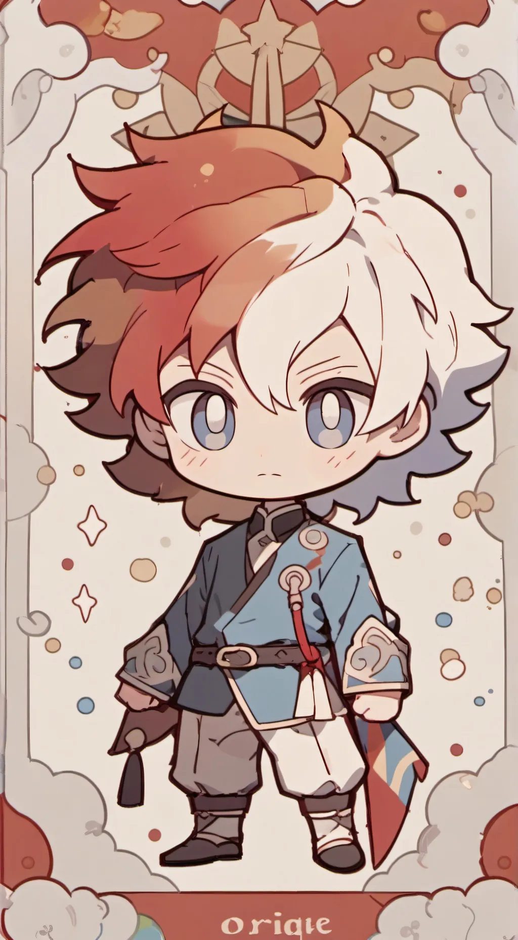 ai character: Mha school play background