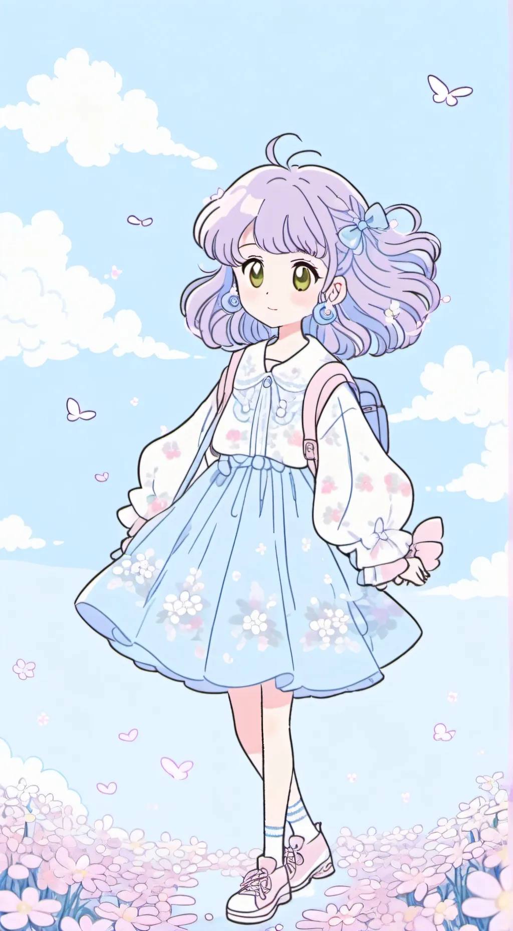 ai character: Creamy mami background