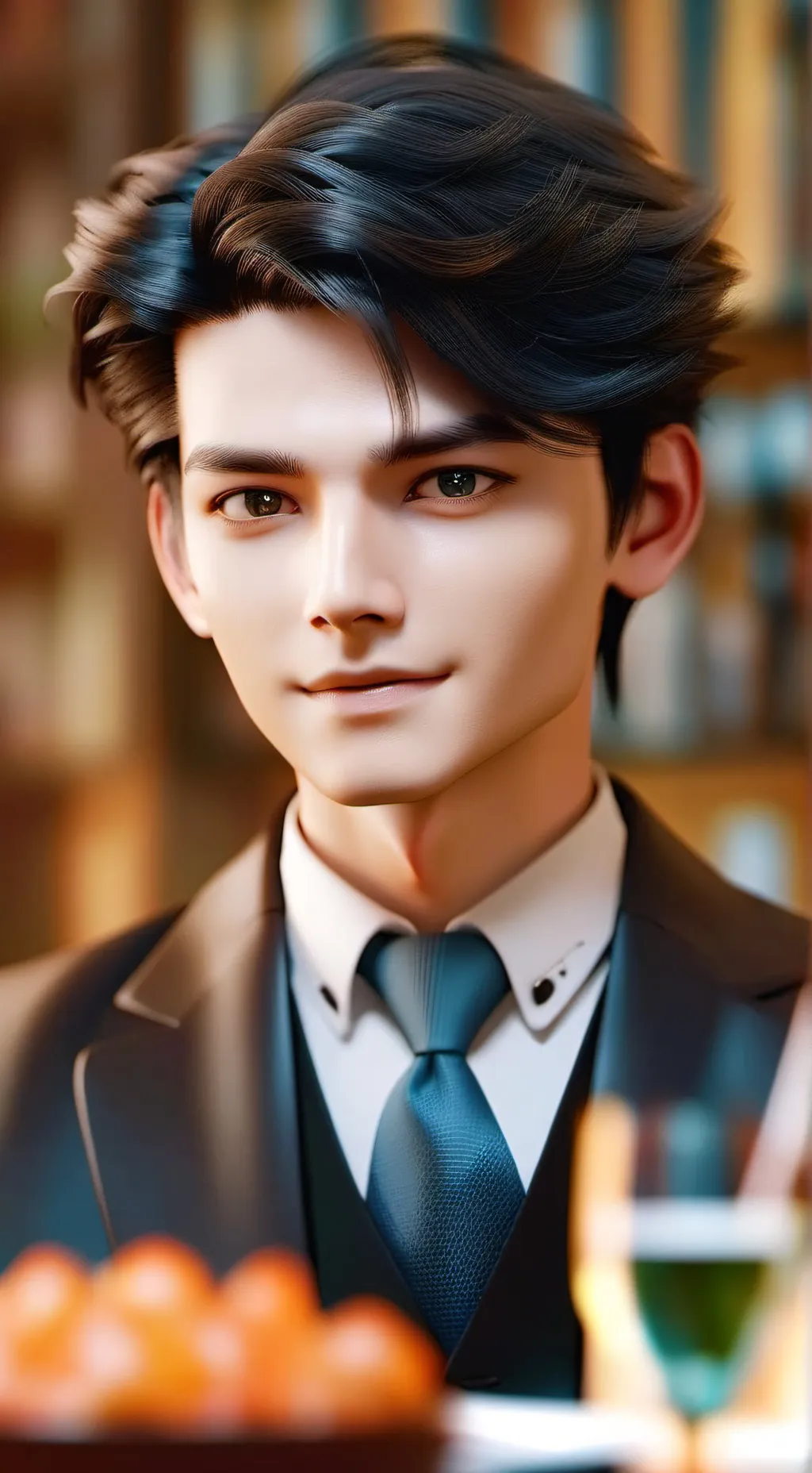 ai character: Aaron background
