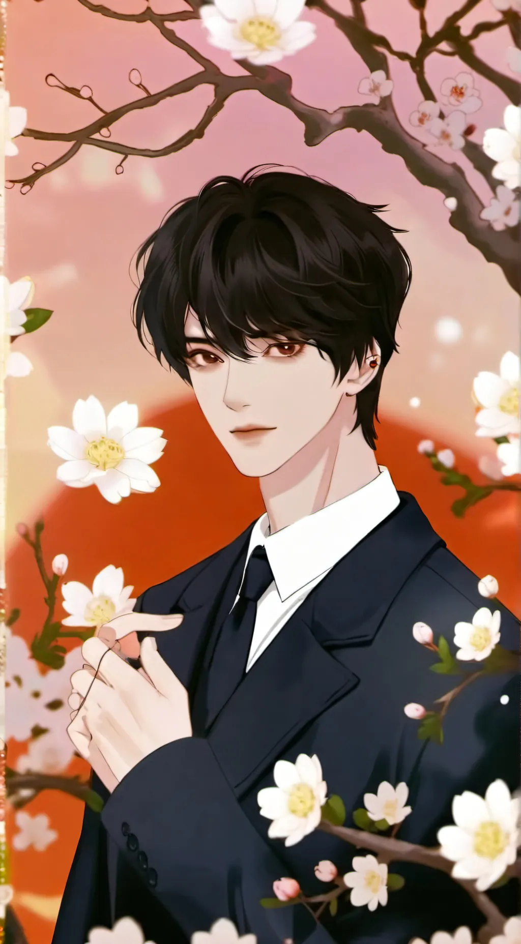ai character: (your husband) ash background